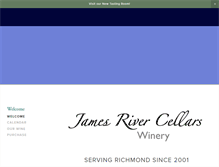 Tablet Screenshot of jamesrivercellars.com